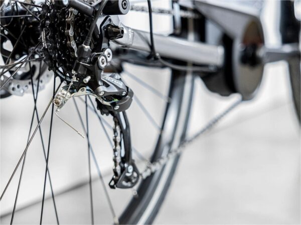 Trek Verve+ 1 Lowstep Shimano Tourney/Altus 8V 400 Wh Gris 2023 – Image 5