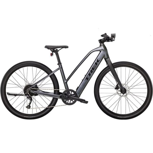 Vélo de Fitness Électrique Trek Dual Sport+ 2 Stagger Shimano Altus 9V 250 Wh 650 mm 2023 – Image 7