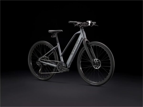 Vélo de Fitness Électrique Trek Dual Sport+ 2 Stagger Shimano Altus 9V 250 Wh 650 mm 2023 – Image 9