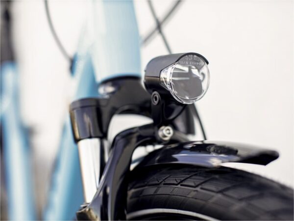 Vélo de Ville Électrique Trek Verve+ 2 Lowstep Bosch 300Wh Shimano Altus 9V Azure 2023 – Image 6