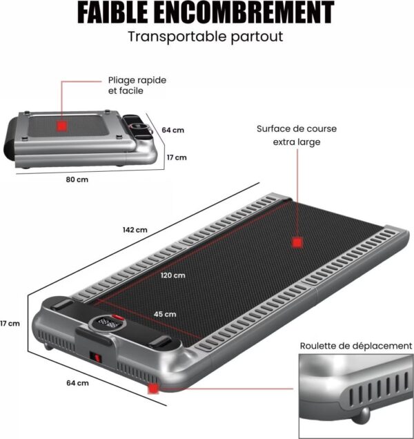 Tapis de marche Care Fitness - CT-910 – Image 2