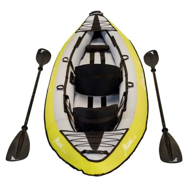 Canoë Kayak gonflable MAUI 1 ou 2 places KANGUI - Vert - Adulte - Sports - Nylon + PVC – Image 2