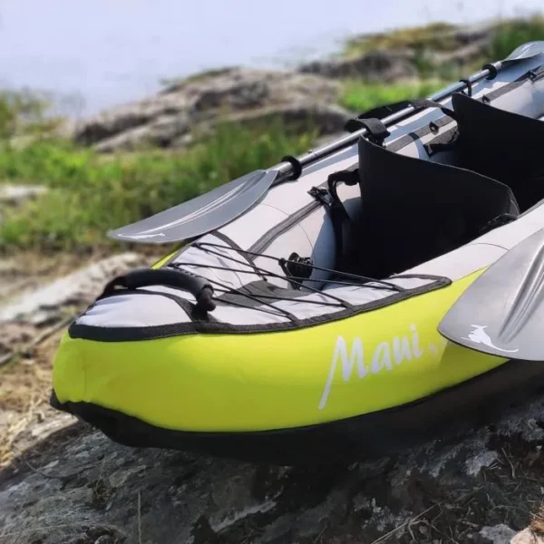 Canoë Kayak gonflable MAUI 1 ou 2 places KANGUI - Vert - Adulte - Sports - Nylon + PVC – Image 3
