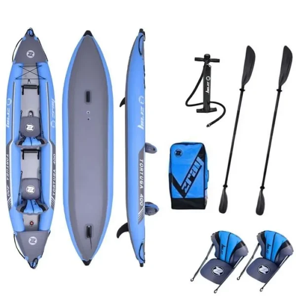 Kayak gonflable ZRAY TORTUGA - 2 PLACES + AQUAJET ZRAY – Image 2